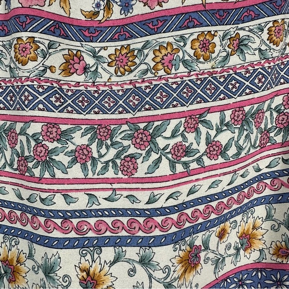 Talbots Floral Striped Skirt Sz Women’s 12 - Picture 9 of 10